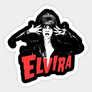 90s Elvira Mistress Of The Dark Sticker